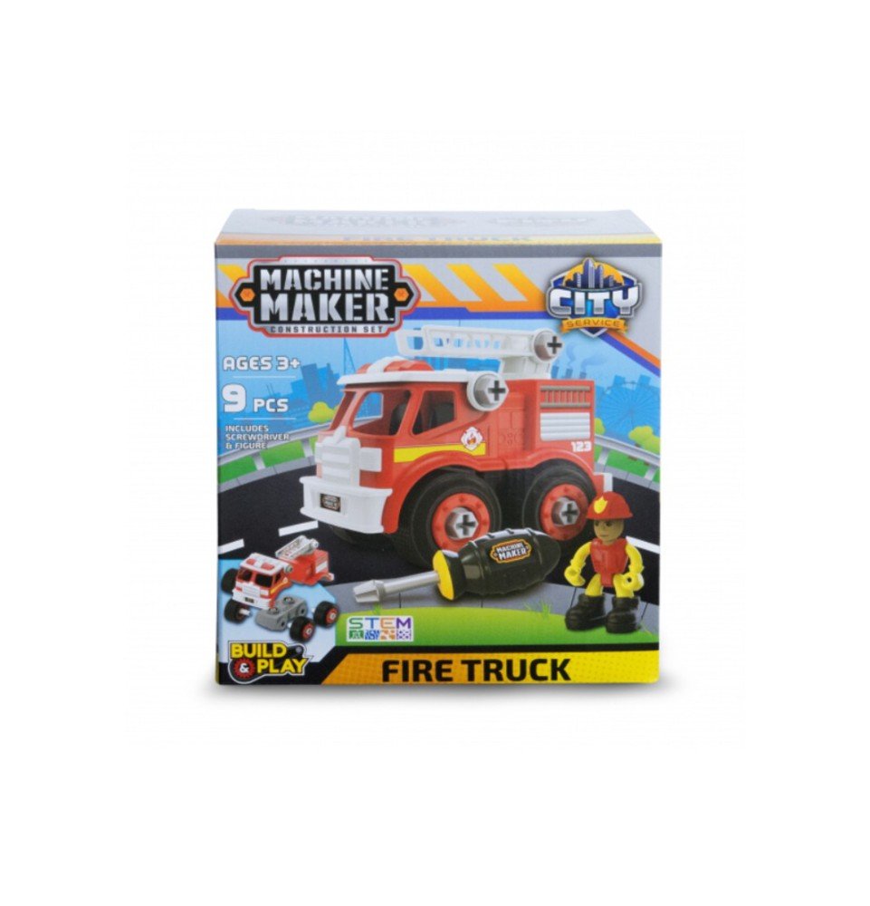 Konstruktorius Nikko Machine Maker, Fire Truck