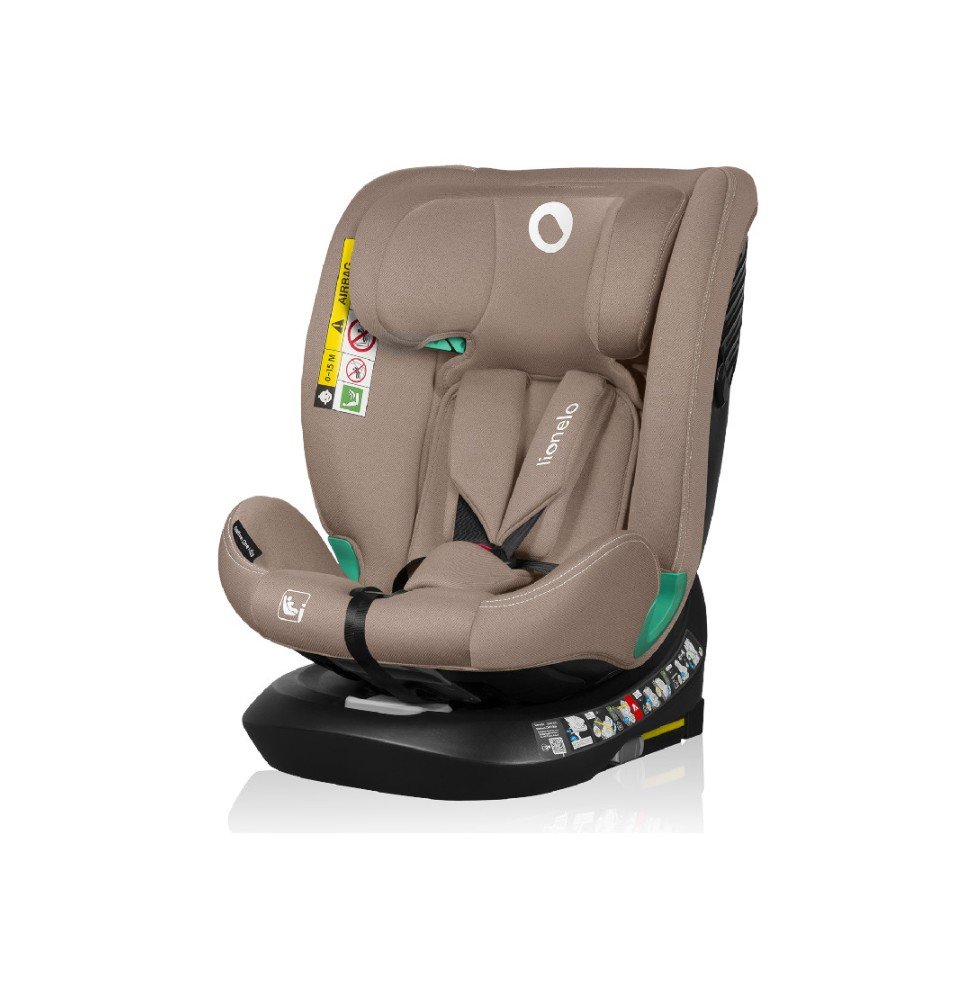 Automobilinė kėdutė Lionelo Bastiaan One i-Size, 0-36 kg, Beige Sand Automobilinė kėdutė Lionelo Bastiaan One i-Size, 0-36 kg, Beige Sand