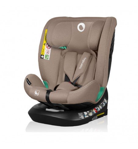 Automobilinė kėdutė Lionelo Bastiaan One i-Size, 0-36 kg, Beige Sand