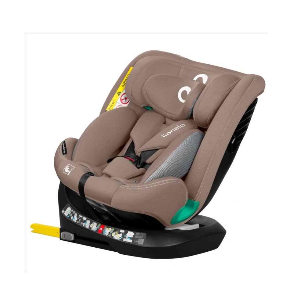 Automobilinė kėdutė Lionelo Bastiaan One i-Size, 0-36 kg, Beige Sand