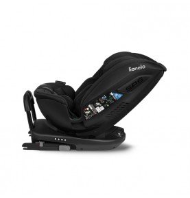 Automobilinė kėdutė Lionelo Bastiaan RWF I-SIZE, 0-36 kg, Black Carbon