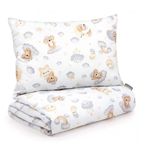 Pagalvės ir anklodės komplektas Bear Star, 100x135cm