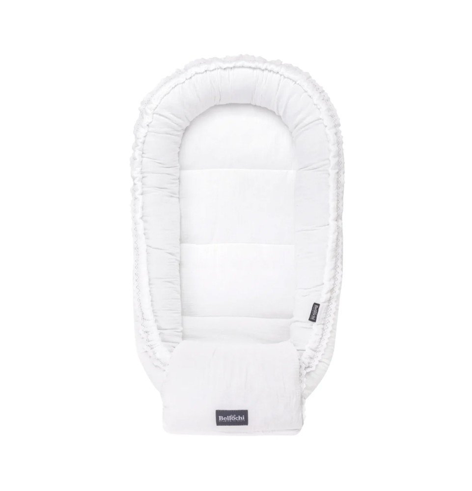 Kūdikio lizdelis Cuddly Muslin White