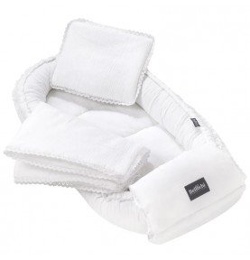 Kūdikio lizdelio rinkinys Muslin White