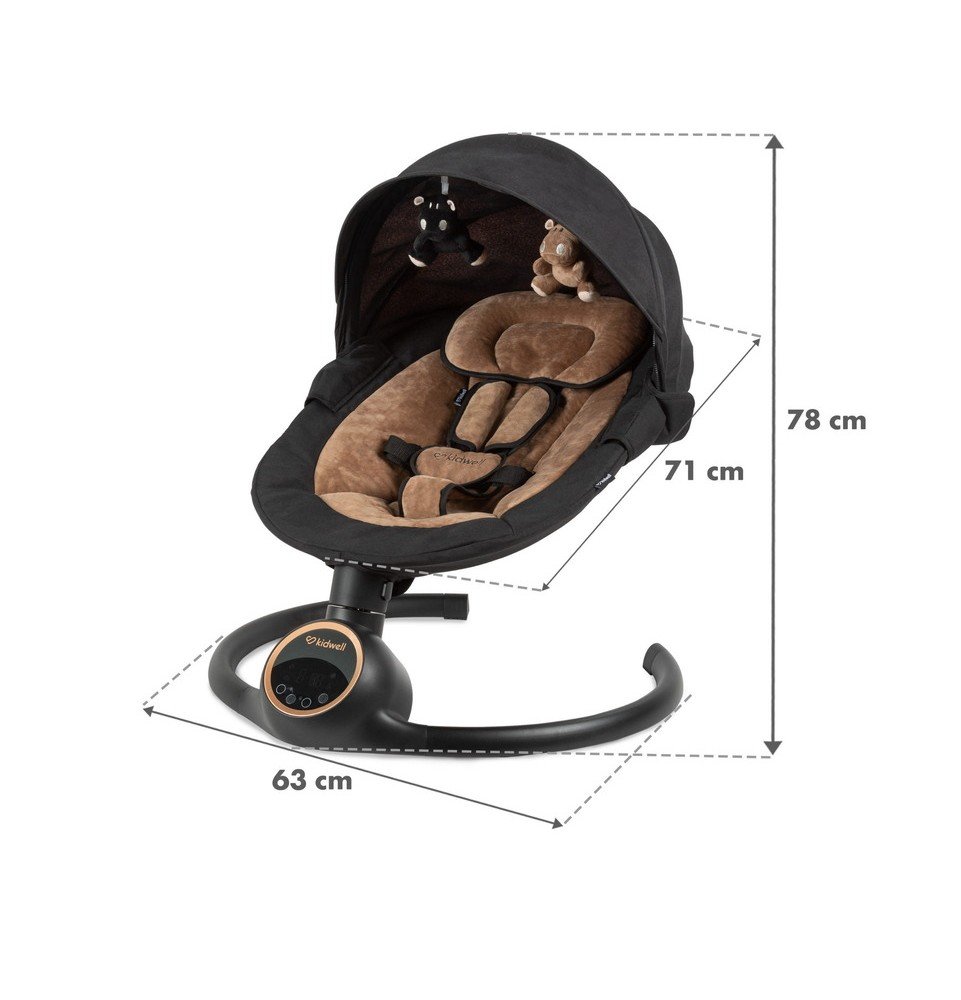 Gultukas-sūpynės Kidwell Reve Black/Gold