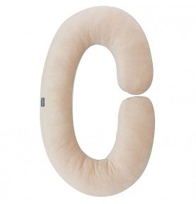 Nėščiosios - maitinimo pagalvė C-formos, Beige