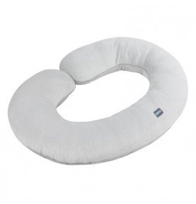 Nėščiosios-maitinimo pagalvė C formos, pilka