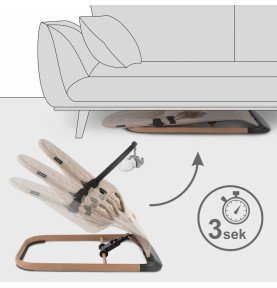 Gultukas Kidwell Laro Beige/Wooden