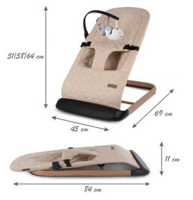 Gultukas Kidwell Laro Beige/Wooden
