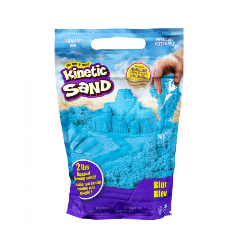 Kinetinis smėlis Spinmaster Kinetic Sand, 907g, Blue