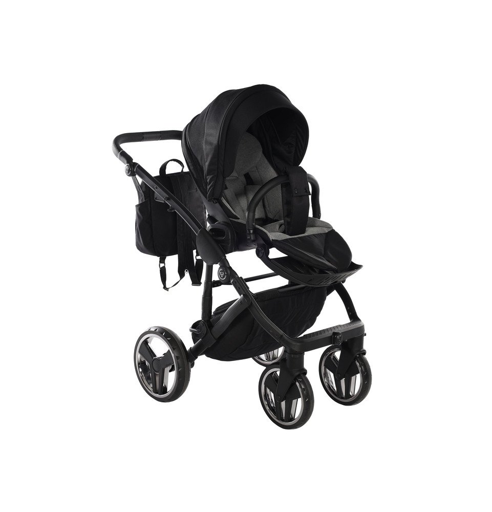 Universalus vežimėlis Junama Basic 3in1, Black