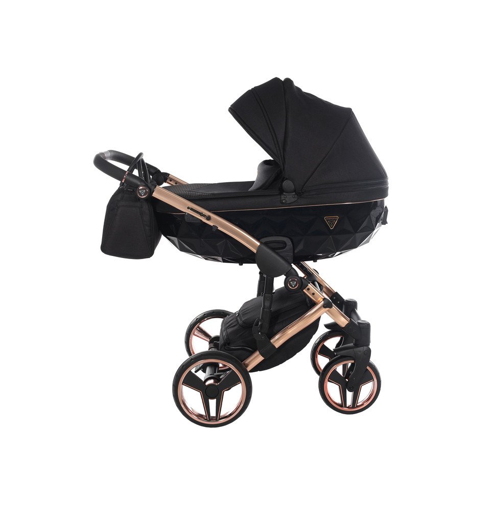 Universalus vežimėlis Junama Diamond S V3 3in1, Black-Coper