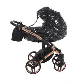 Universalus vežimėlis Junama Diamond S V3 3in1, Black-Coper