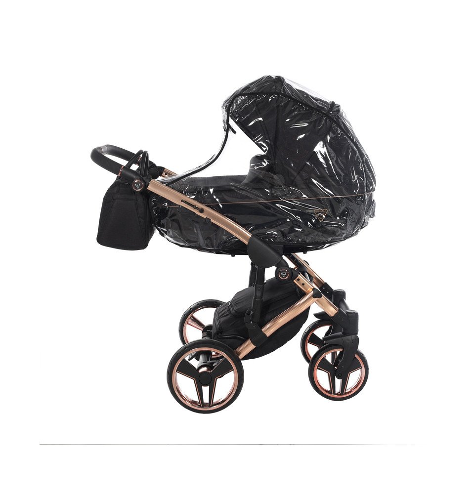 Universalus vežimėlis Junama Diamond S V3 3in1, Black-Coper