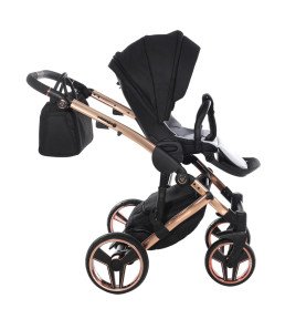 Universalus vežimėlis Junama Diamond S V3 3in1, Black-Coper