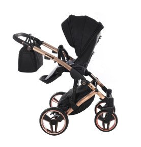 Universalus vežimėlis Junama Diamond S V3 3in1, Black-Coper