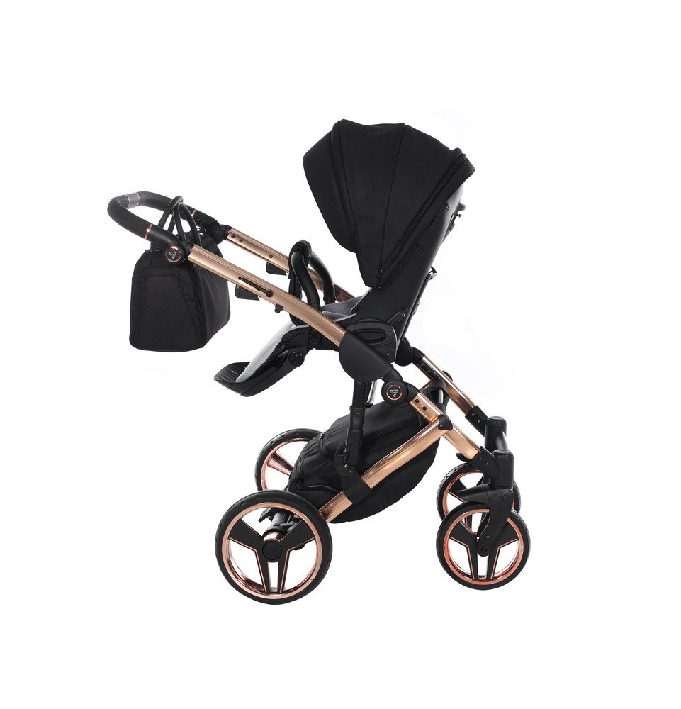 Universalus vežimėlis Junama Diamond S V3 3in1, Black-Coper
