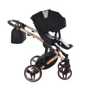 Universalus vežimėlis Junama Diamond S V3 3in1, Black-Coper