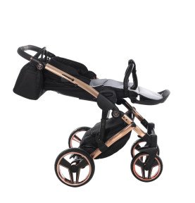 Universalus vežimėlis Junama Diamond S V3 3in1, Black-Coper