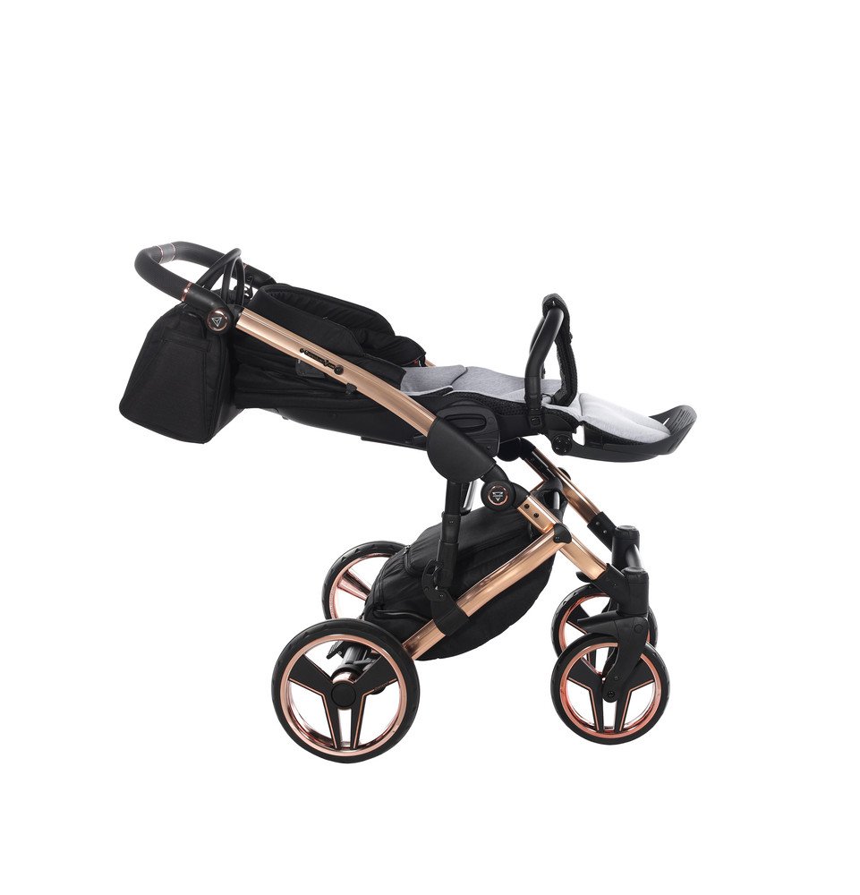 Universalus vežimėlis Junama Diamond S V3 3in1, Black-Coper
