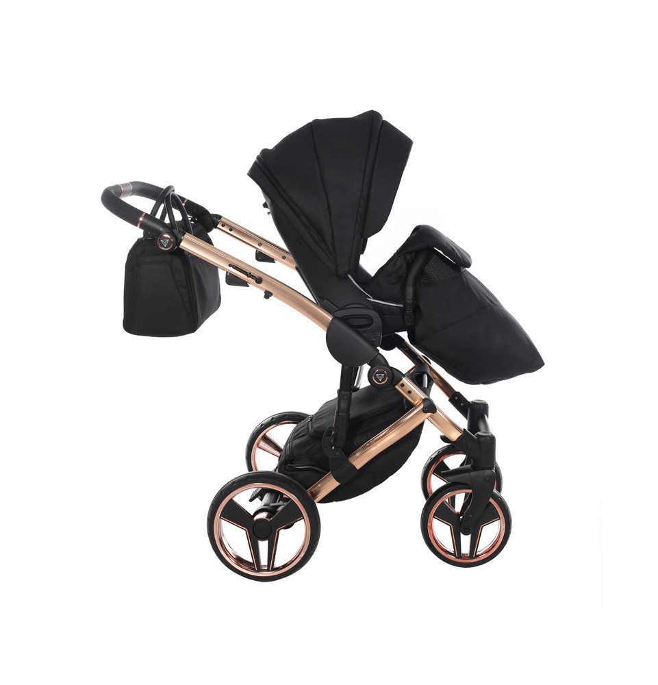 Universalus vežimėlis Junama Diamond S V3 3in1, Black-Coper