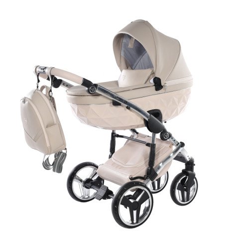 Universalus vežimėlis Junama Fluo V3 3in1, Beige