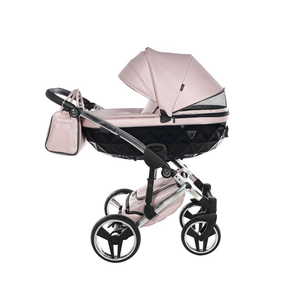 Universalus vežimėlis Junama Fluo V3 2in1, Pink