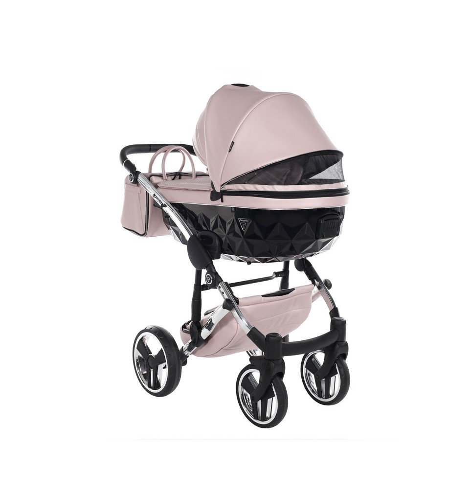 Universalus vežimėlis Junama Fluo V3 2in1, Pink
