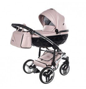 Universalus vežimėlis Junama Fluo V3 2in1, Pink