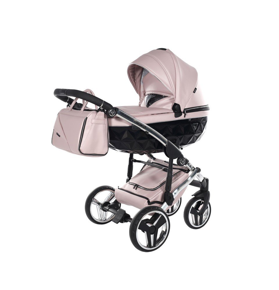 Universalus vežimėlis Junama Fluo V3 2in1, Pink
