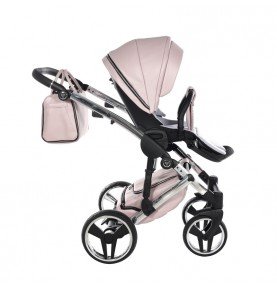 Universalus vežimėlis Junama Fluo V3 2in1, Pink