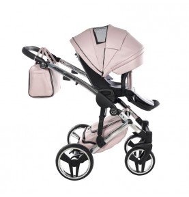 Universalus vežimėlis Junama Fluo V3 2in1, Pink