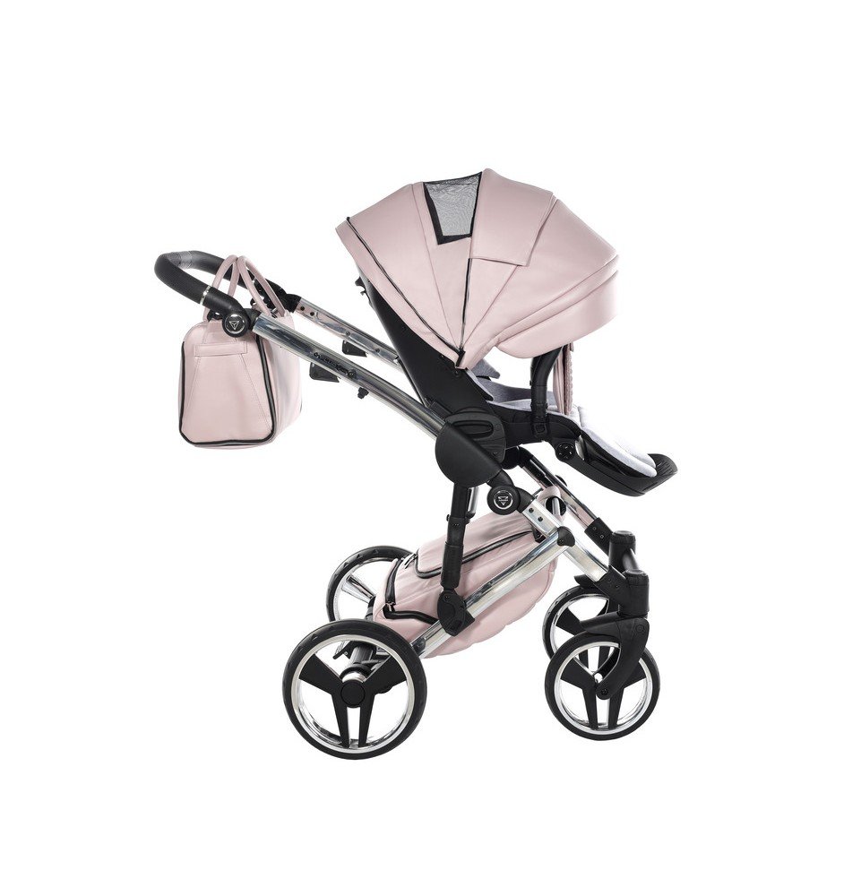 Universalus vežimėlis Junama Fluo V3 2in1, Pink
