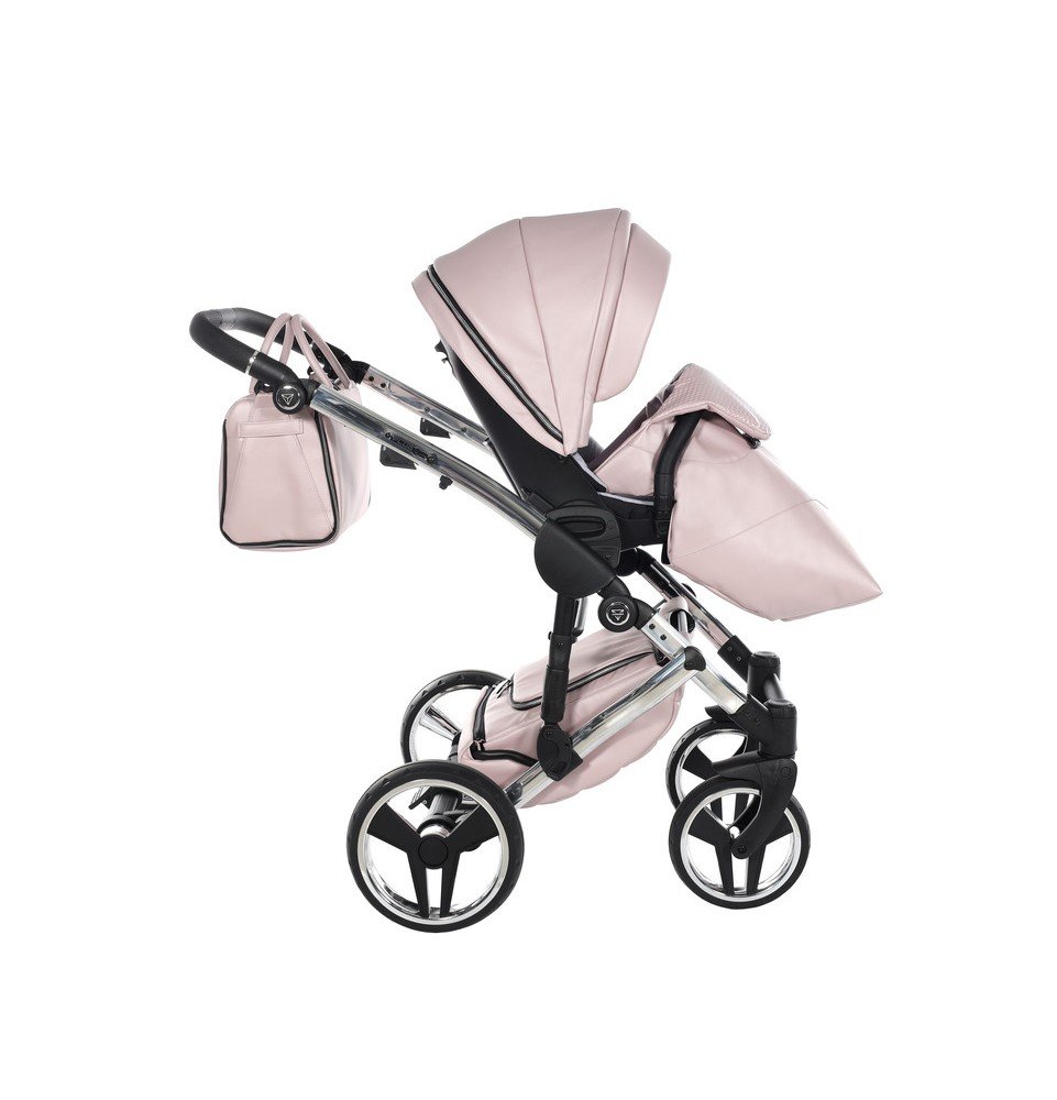 Universalus vežimėlis Junama Fluo V3 2in1, Pink