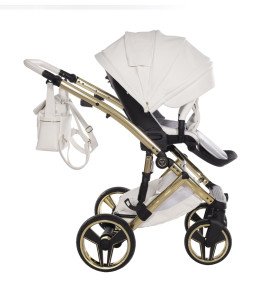 Universalus vežimėlis Junama Candy Premium 3in1, White