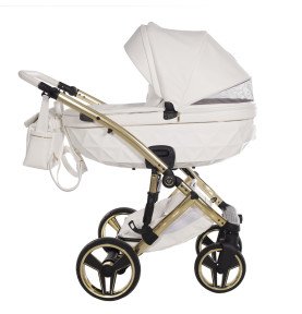 Universalus vežimėlis Junama Candy Premium 2in1, White