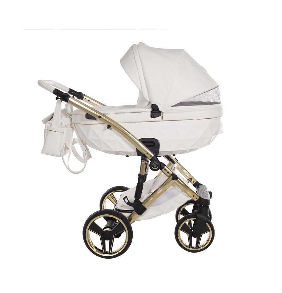 Universalus vežimėlis Junama Candy Premium 2in1, White
