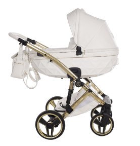 Universalus vežimėlis Junama Candy Premium 2in1, White