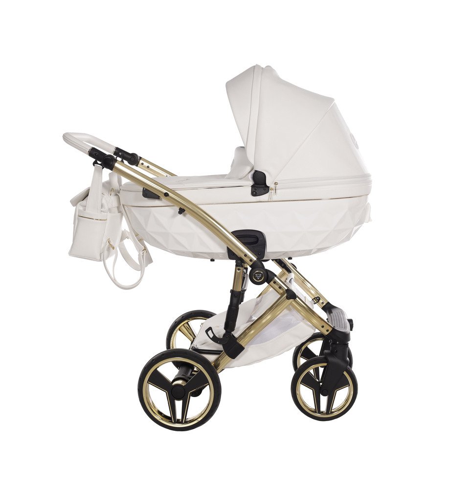 Universalus vežimėlis Junama Candy Premium 2in1, White