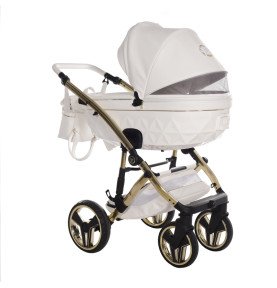 Universalus vežimėlis Junama Candy Premium 2in1, White