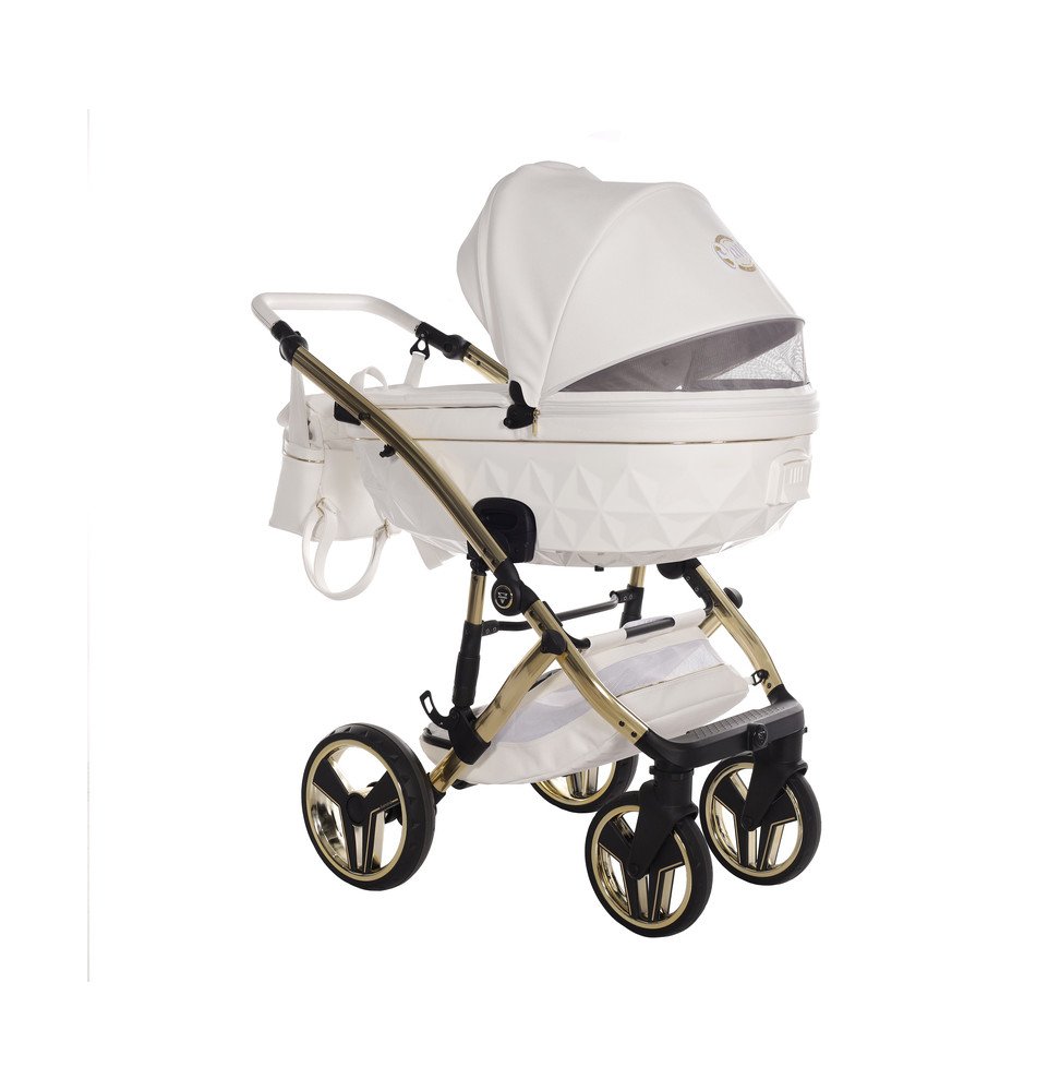Universalus vežimėlis Junama Candy Premium 2in1, White