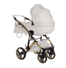 Universalus vežimėlis Junama Candy Premium 2in1, White