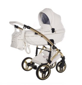 Universalus vežimėlis Junama Candy Premium 2in1, White