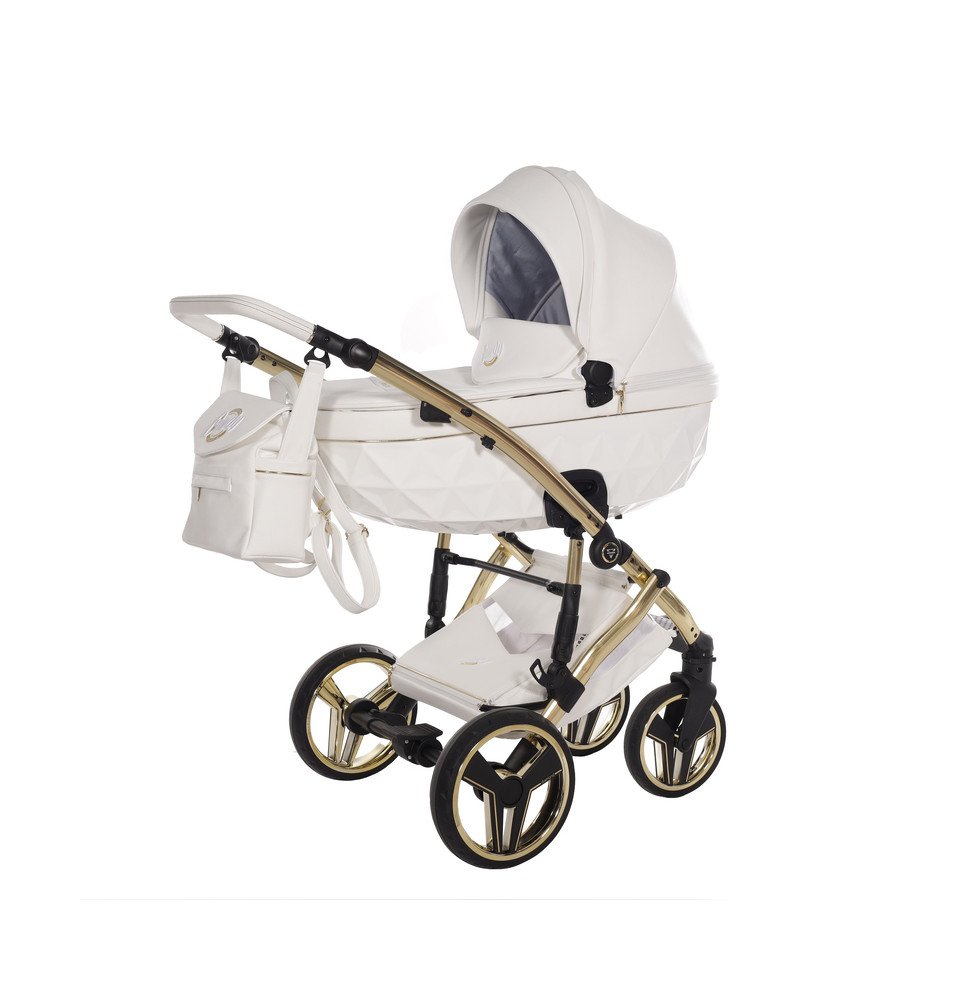 Universalus vežimėlis Junama Candy Premium 2in1, White Universalus vežimėlis Junama Candy Premium 2in1, White