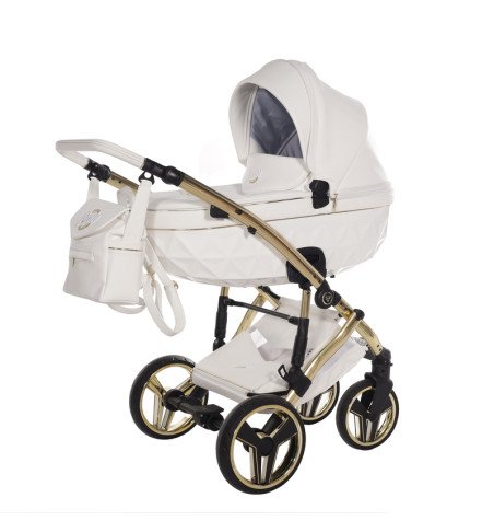 Universalus vežimėlis Junama Candy Premium 2in1, White