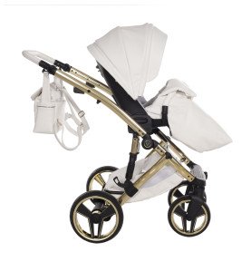 Universalus vežimėlis Junama Candy Premium 2in1, White