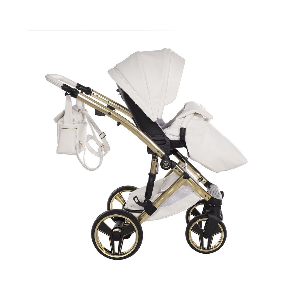 Universalus vežimėlis Junama Candy Premium 2in1, White