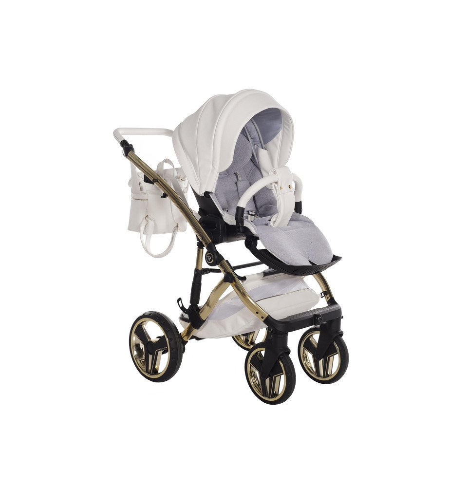 Universalus vežimėlis Junama Candy Premium 2in1, White