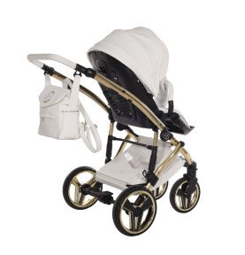 Universalus vežimėlis Junama Candy Premium 2in1, White