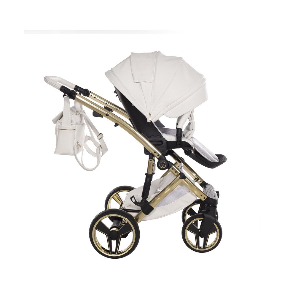 Universalus vežimėlis Junama Candy Premium 2in1, White